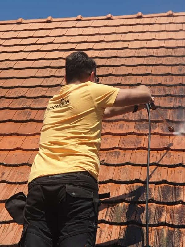 tetőtisztítás Berkesd Berkesden városában magasnyomású mosóval