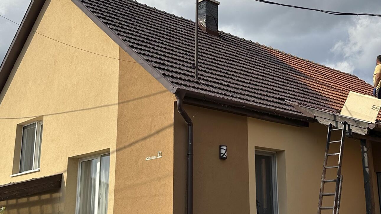 Tetőfestés Ibrány városában magasnyomású mosóval