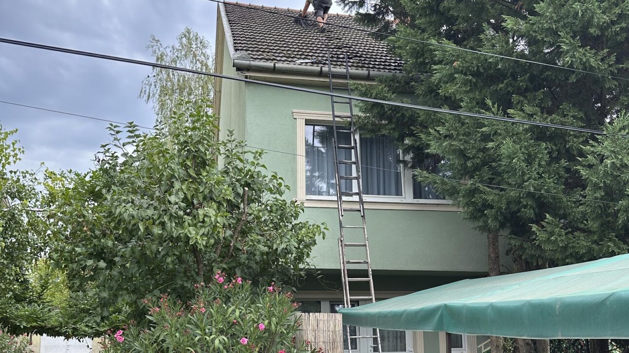 Tetőmosás árak Ibrány városában magasnyomású mosóval