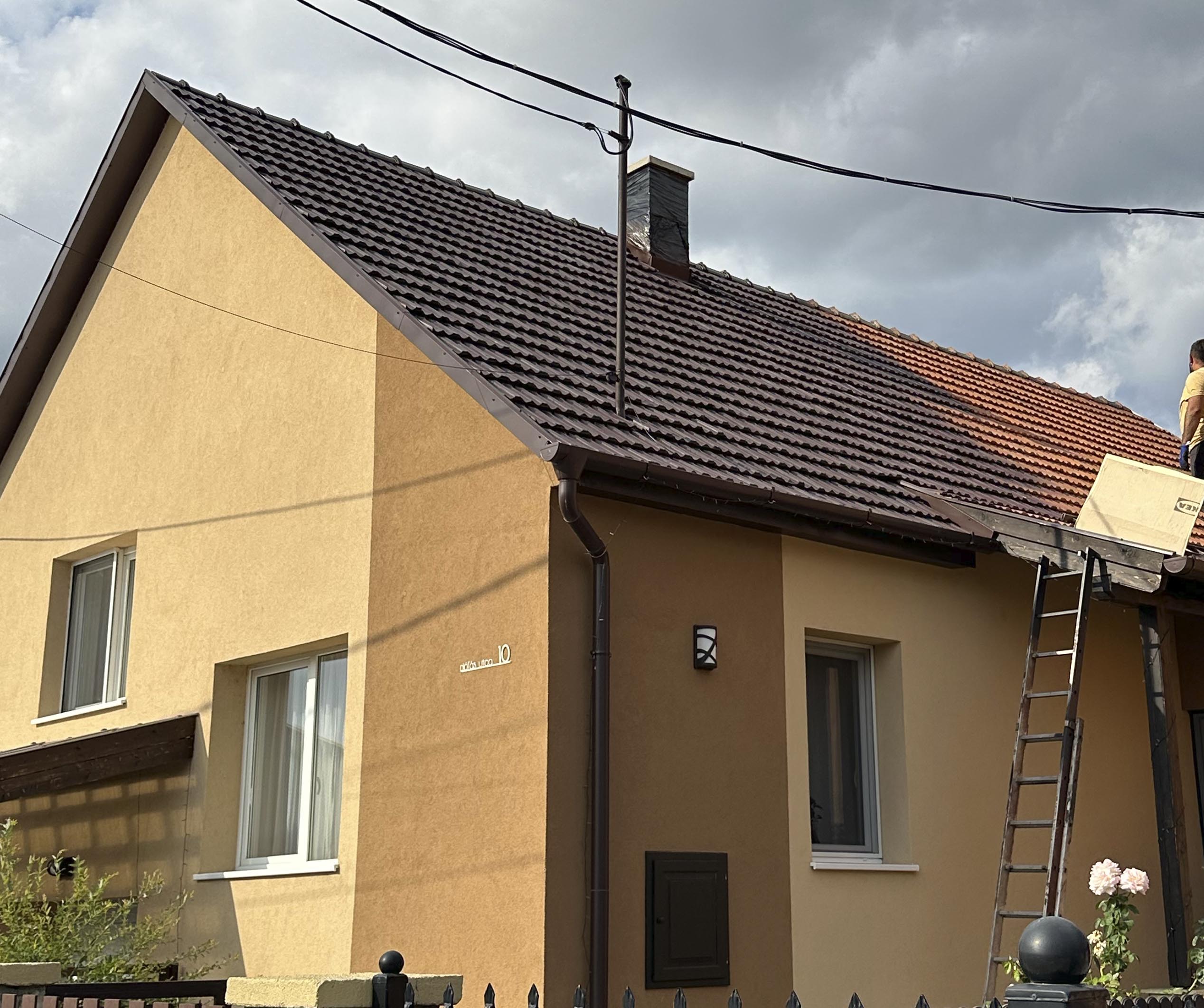 tetőtisztítás Keszthely Keszthely városában magasnyomású mosóval