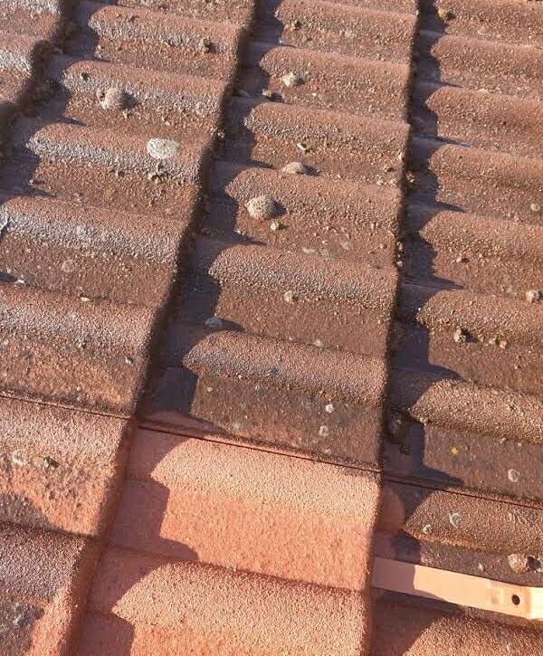 Mohás tető tisztítása Szikszó városában magasnyomású mosóval